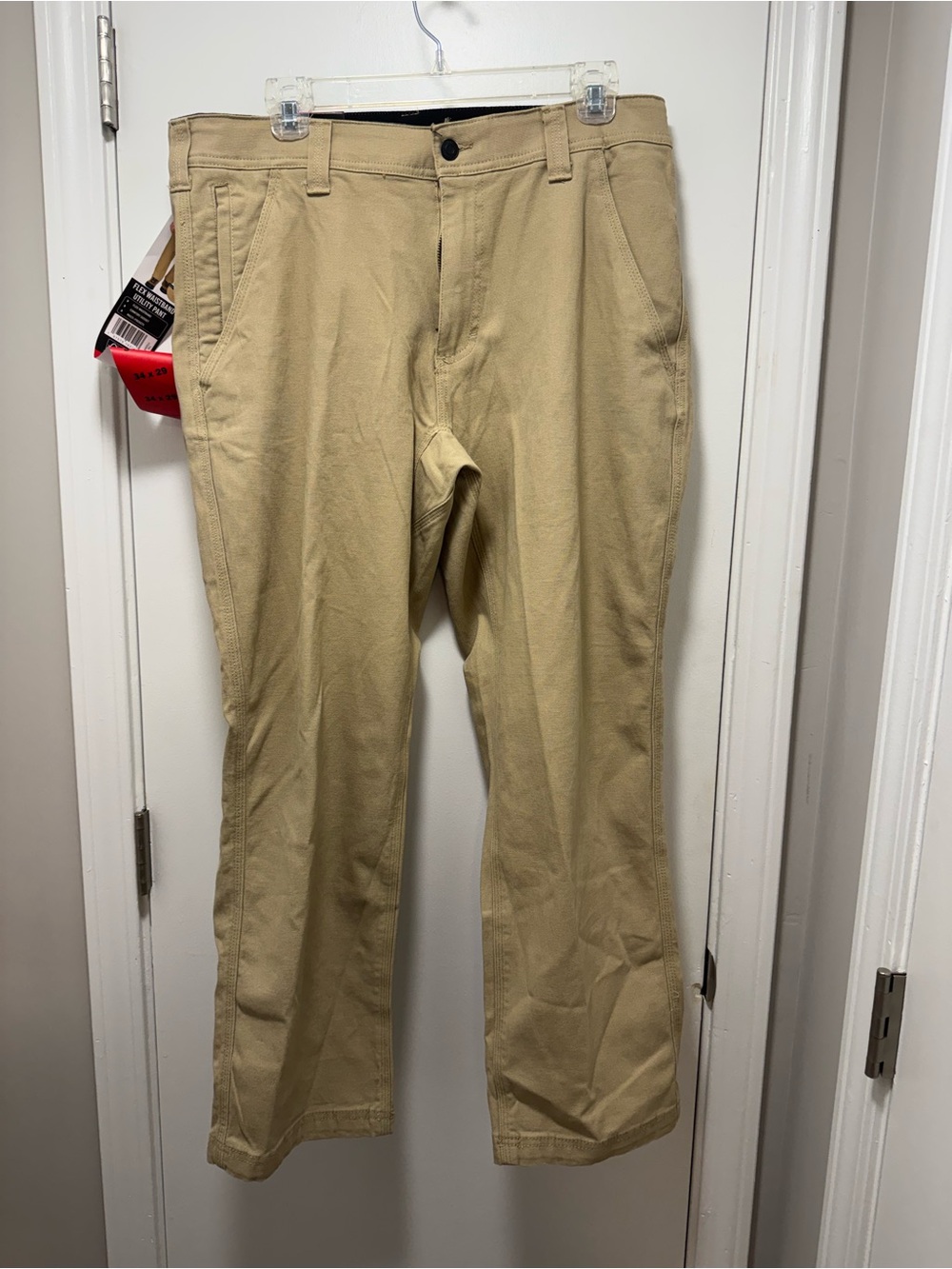 *Caterpillar Men's Tan Chino Pants - Straight Leg